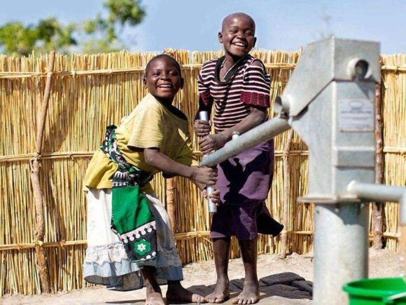 New clothes for highland children